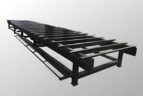 Solid welded steel frame