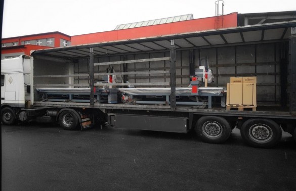 Two VOLTER L3016 CNC Routers dispatched from our factory to Sigulda, Latvia