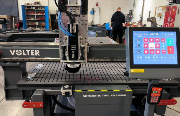 High-speed rotation spindles are a new option for VOLTER CNC routers.